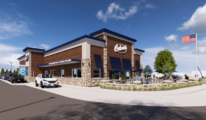Rendering of a new Culvers restaurant